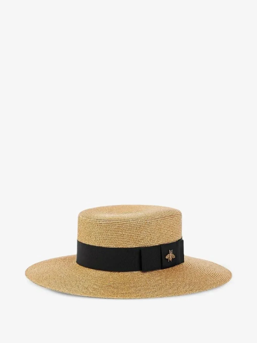 Gucci Gold Lame Bee Papier Hat